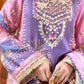 03-Piece Embroidered Swiss Lawn Suit With Jacquard Dupatta | Ready To Wear