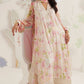 Ivory Floral Printed and Embroidered Lawn Suit | RTW