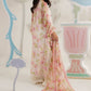 Ivory Floral Printed and Embroidered Lawn Suit | RTW
