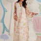 Ivory Floral Printed and Embroidered Lawn Suit | RTW