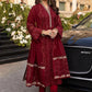 03-Piece chiffon Suit With Sequence Embroidery | Ready To Wear