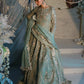 Mint Green Embroidered Net Maxi Suit | Ready to Wear