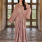 Long Sequined Chiffon Gown Set | Ready to Wear