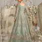 Mint Green Embroidered Net Maxi Suit | Ready to Wear