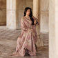 Long Sequined Chiffon Gown Set | Ready to Wear