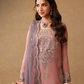Mauve Chiffon Ready to Wear Adda Work Festive Suit