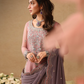 Mauve Chiffon Ready to Wear Adda Work Festive Suit