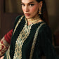 Dark Green Micro Velvet Embroidered Suit | Ready to Wear