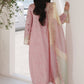 Blush Pink Embroidered Chikankari Lawn Suit |Ready to Wear