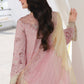 Blush Pink Embroidered Chikankari Lawn Suit |Ready to Wear