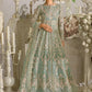Mint Green Embroidered Net Maxi Suit | Ready to Wear