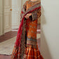 Burnt Orange Mysoori Sequence Embroidered Luxury Suit |Ready to Wear