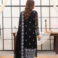 Black Chiffon Heavy Embroidered Spangle Work Suit | Ready TO Wear