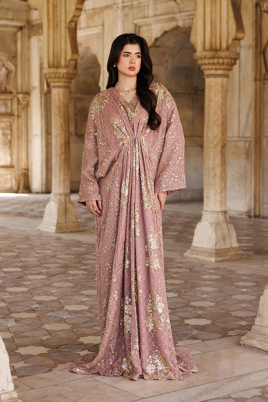 Long Sequined Chiffon Gown Set | Ready to Wear