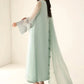 Accent: Embroidered Chiffon Suit | Ready To Wear