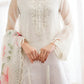 03-Piece Embroidered Organza Suit | Ready To Wear