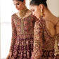 Maroon Chiffon Heavy Embroidered 3-Piece Set | Ready to Wear