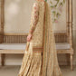 Beige and Pink Handwork Embroidered Lawn Luxury Suit |Ready to Wear