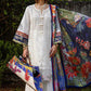 White Heavy Embroidered Chikankari Lawn Suit with Printed Dupatta |RTW