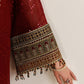 Red Sequined Chiffon Suit |Ready to Wear