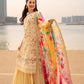 Luxury Embroidered Cotton Suit with Digital Printed Chiffon Dupatta |RTW