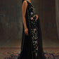 Black Indian Raw Silk Embroidered Suitf | Ready to Wear
