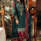 Dark Green Luxury Heavy Embroidered Chiffon 3-Piece Ready-to-Wear
