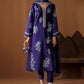 Deep Purple Embroidered Chiffon Suit | Ready to Wear