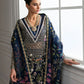 Royal Navy Organza Addawork Lehnga Festive Ensemble |RTW