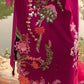 03-Piece Embroidered Lawn Suit With Organza Dupatta | Ready To Wear