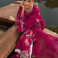 03-Piece Embroidered Lawn Suit With Organza Dupatta | Ready To Wear