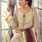 Beige Chiffon stitched with Addawork and Silk Dupatta |RTW