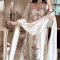 Embroidered Straight Kurti 3 Pc Suit Ready To Wear
