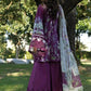 Plum Embroidered Printed Lawn Suit | Ready to Wear