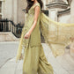 Olive Green Heavy Handwork Embroidered Luxury Suit |Ready to Wear