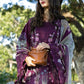 Plum Embroidered Printed Lawn Suit | Ready to Wear
