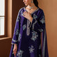 Deep Purple Embroidered Chiffon Suit | Ready to Wear