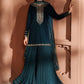 3  Piece Stitched Velvet Suit - Ready to  Wear