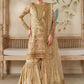Beige and Pink Handwork Embroidered Lawn Luxury Suit |Ready to Wear