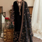 3 Piece Stitched Velvet Embroidery Suit - Ready To Wear
