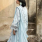 Crisp Ice Blue & White Cutwork Embroidered Chiffon Suit