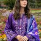 03-Piece Embroidered Lawn Suit With Printed Silk Dupatta | Ready To Wear