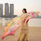 Luxury Embroidered Cotton Suit with Digital Printed Chiffon Dupatta |RTW