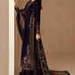 Royal Midnight Pure Velvet Embroidered Festive Suit | RTW
