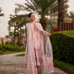 03-Piece Embroidered Lawn Suit With Organza Dupatta | Ready To Wear