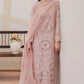 03-Piece Embroidered Lawn Suit With Chiffon Dupatta | Ready To Wear