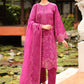 Magenta Printed Lawn Suit with Chiffon Dupatta |Ready to Wear