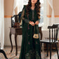 Dark Green Embroidered Chiffon Suit |Ready to Wear