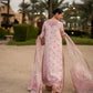 03-Piece Embroidered Lawn Suit With Organza Dupatta | Ready To Wear