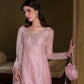 Pink Chiffon Gharara Set with Potli Pouch |Ready to Wear